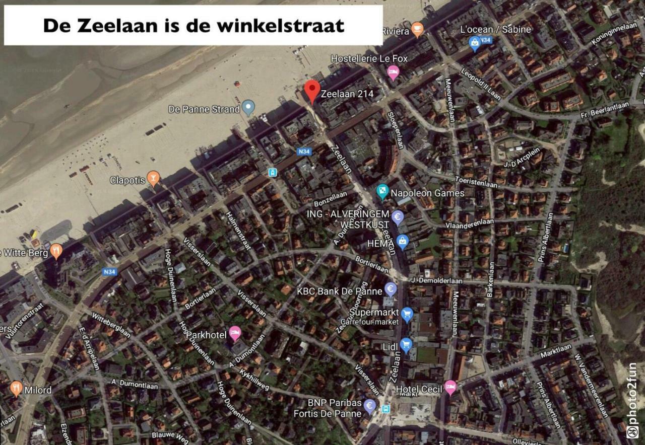 Residentie Albert-1, App.202, Zeelaan 214 De Panne Esterno foto