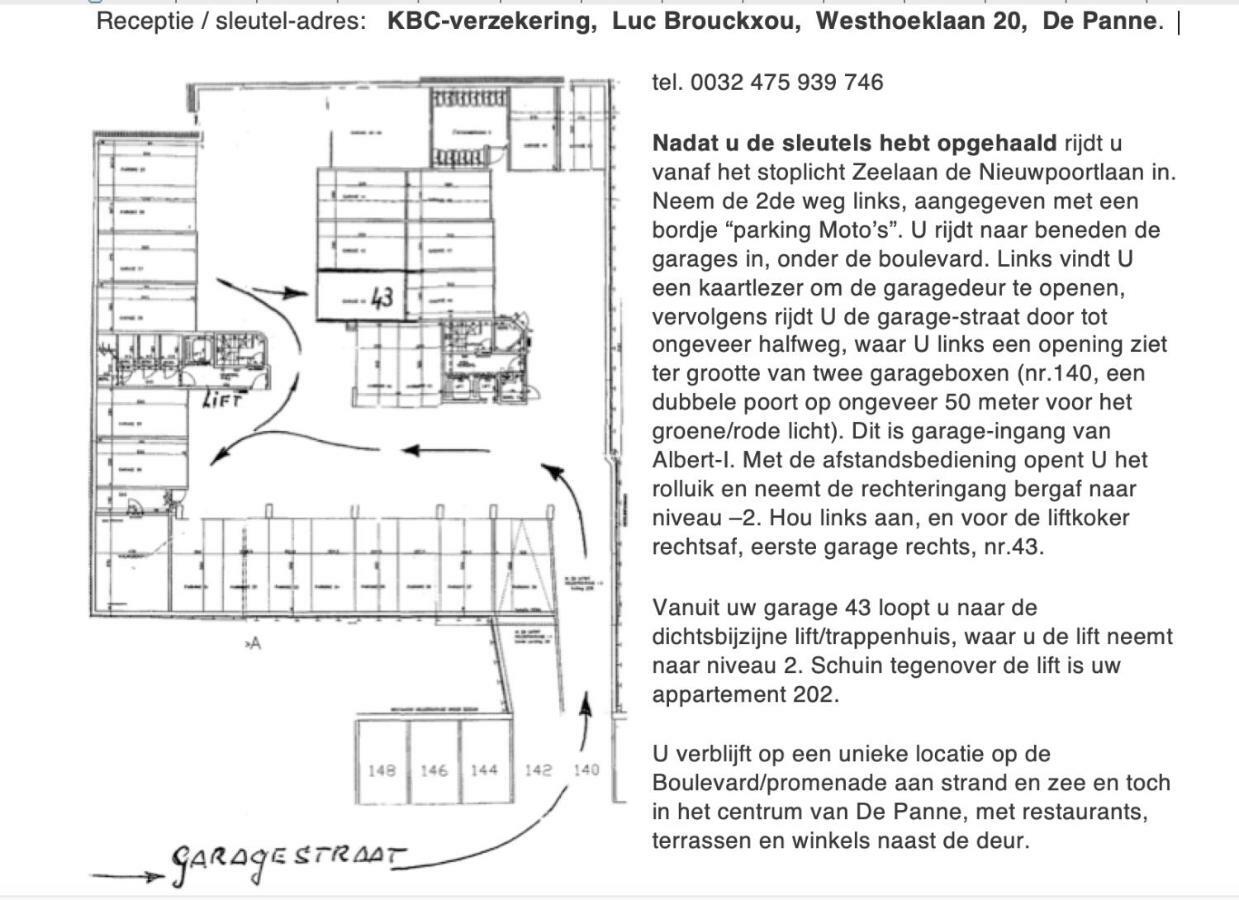 Residentie Albert-1, App.202, Zeelaan 214 De Panne Esterno foto